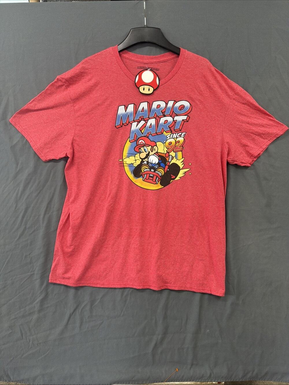 Mario Bros. Mario Kart Red Men 2XL